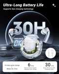 Słuchawki douszne kanałowe Bluetooth ACEFAST T8 LED ENC HiFi 30H