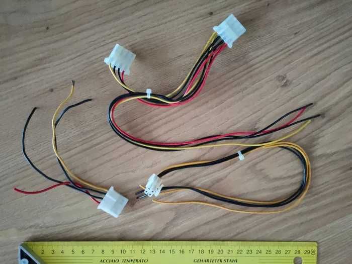 Kabel przejściówka zasilania PC XT przedłużka MOLEX adapter Wys1zl