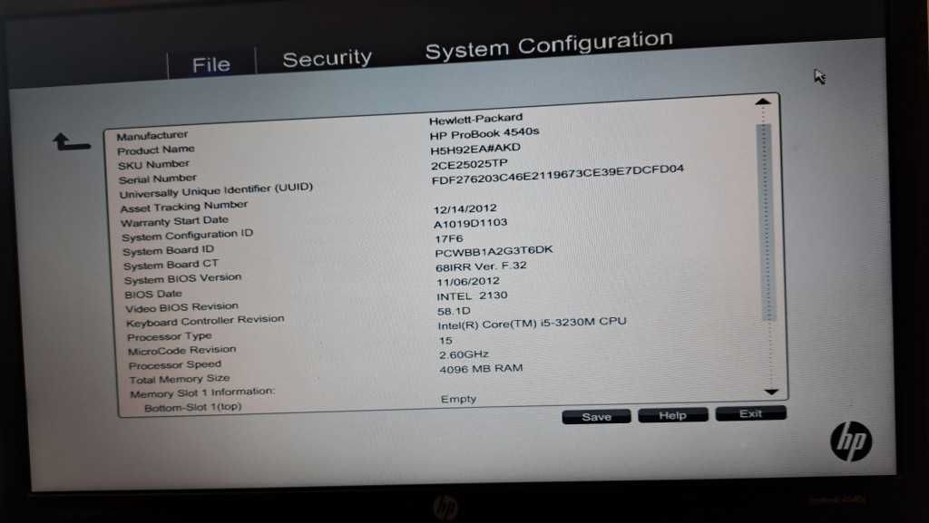 Laptop HP PROBOOK 4540S 15,6" Intel Core i5, 4 GB RAM, 700 GB, Win 8.1