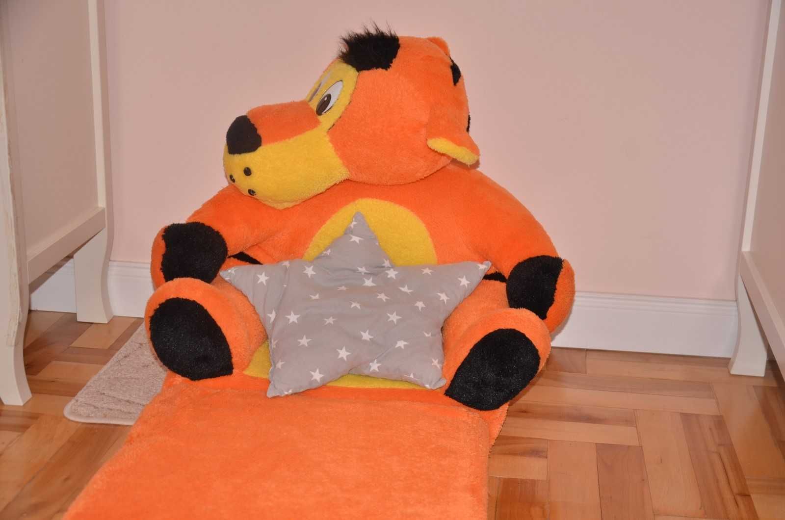 Fotel dla dziecka tygrysek rozkładany