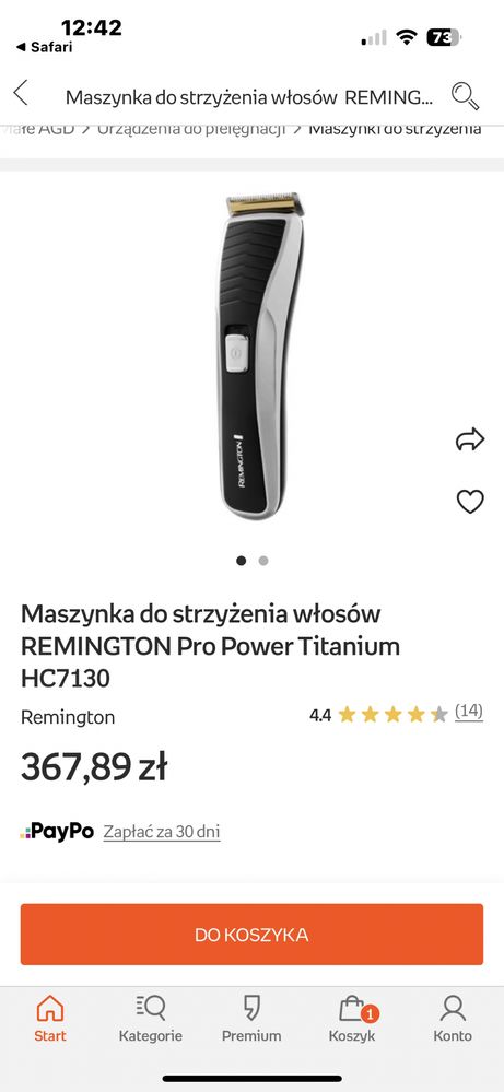 Maszynka do włosów Remington HC7130