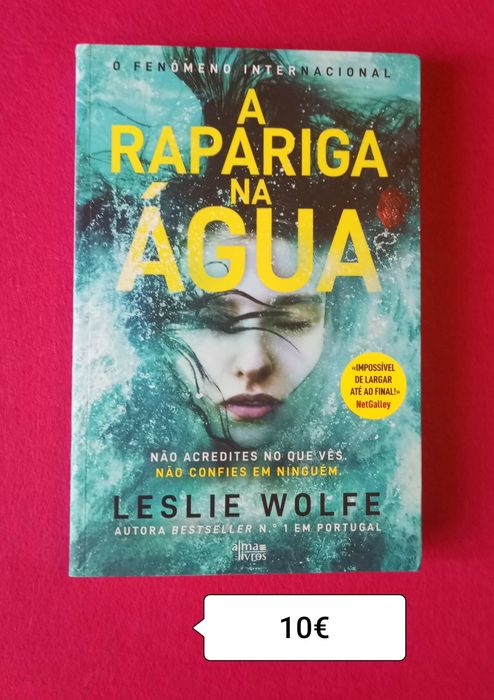 A RAPARIGA NA ÁGUA / Leslie Wolfe - portes incluídos