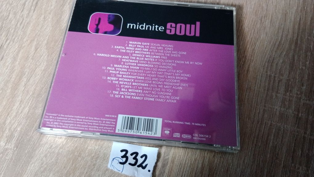 Midnite Soul CD. 332.