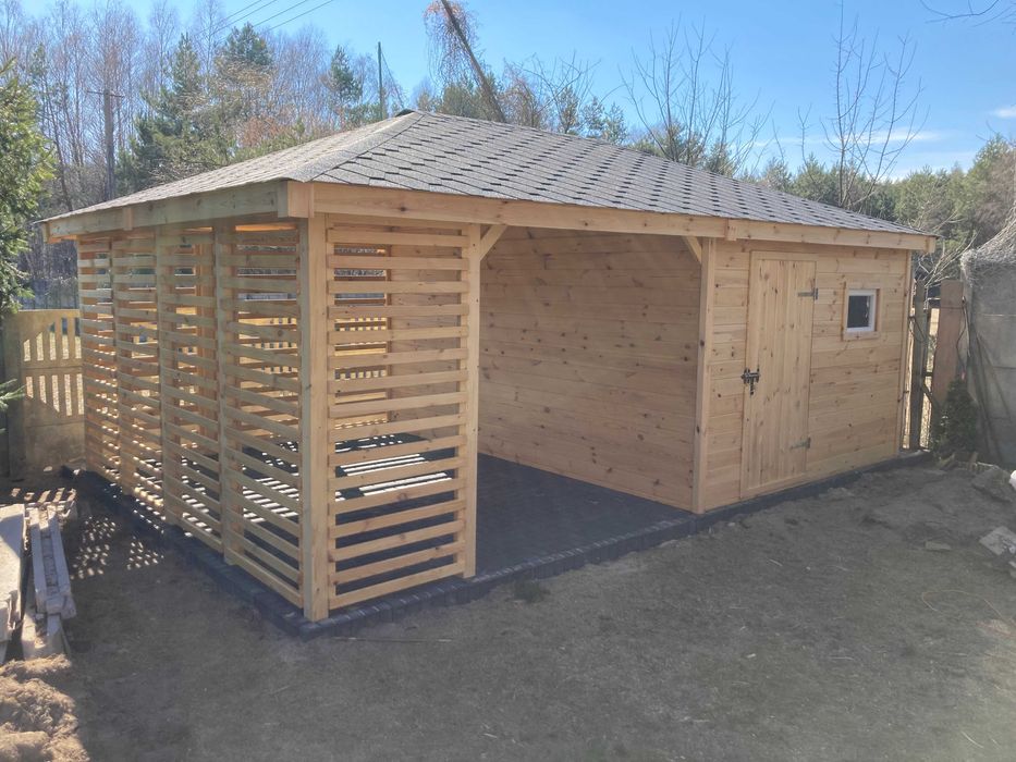 Domek narzędziowy Domek drewniany Drewutnia