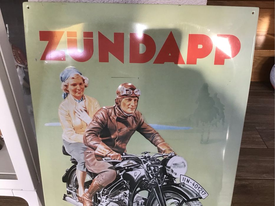 Szyld reklamowy motocykli Zundap