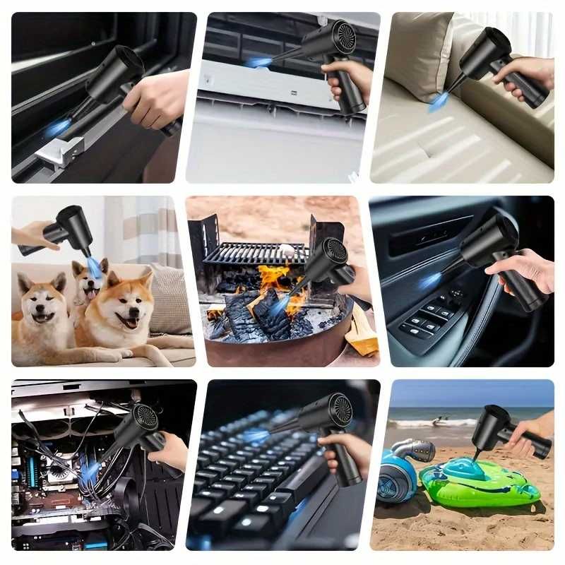 NOVO - Mini Soprador para Limpeza de Computador