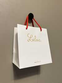 Lilou mała sztywna papierowa torebka prezentowa torba na prezent