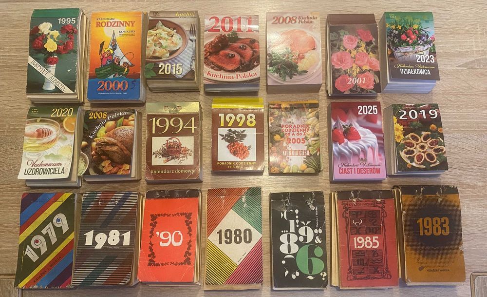 Oryginalna kartka z kalendarza 2003 r. Prezent Rocznica Pamiątka