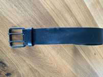 pasek skórzany czarny COS 92/105 cm