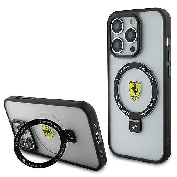 Etui Ferrari Ring Stand 2023 Collection MagSafe na iPhone 15 Pro - prz