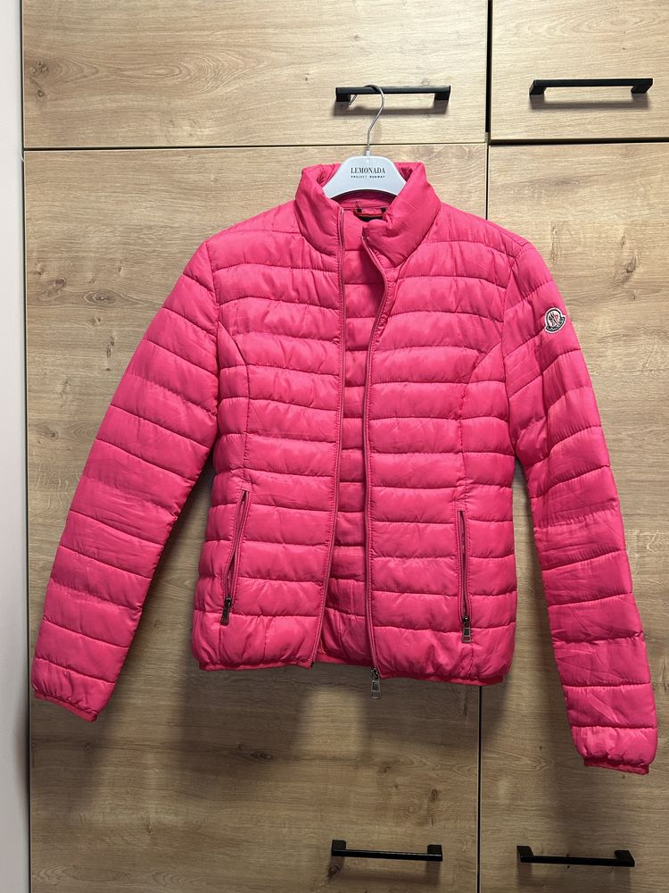 Kurtka damska przejściowa Moncler fuksja