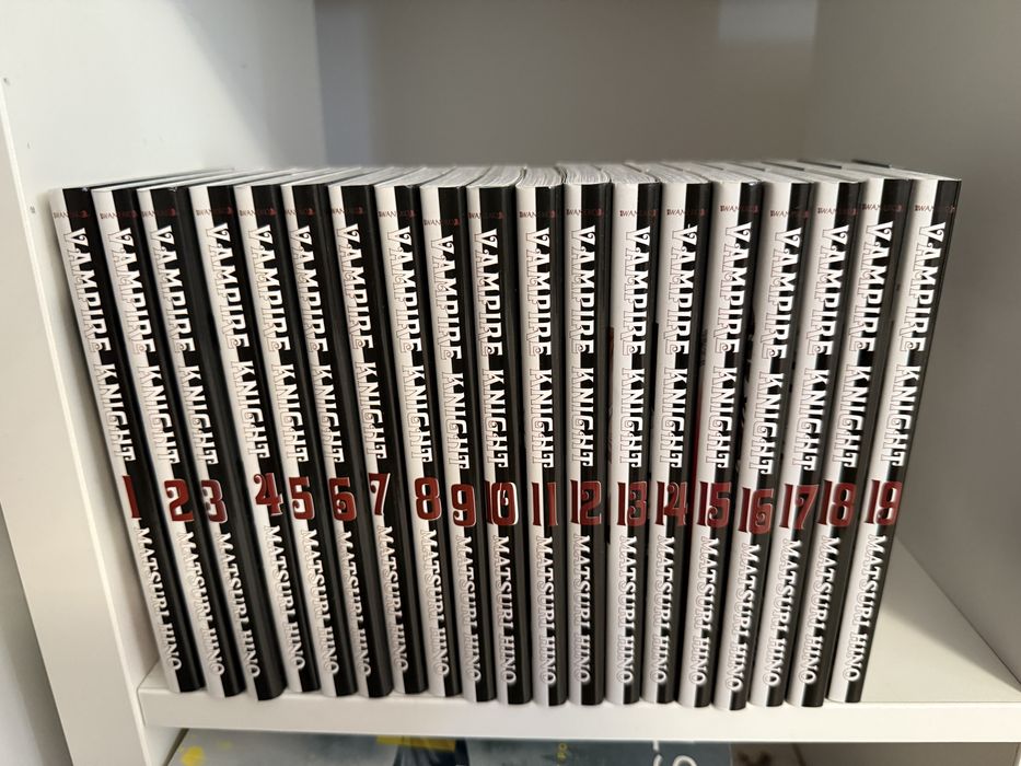 Mangi Vampire Knight 1-19 wszystkie tomy, nowe