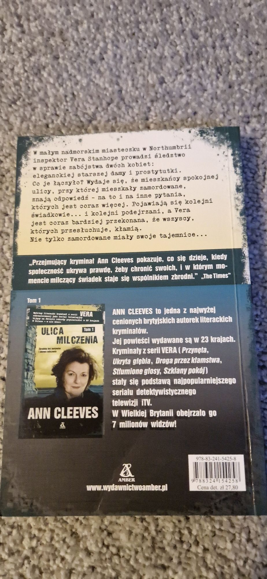 Ann Cleeves Ulica milczenia 2 tomy