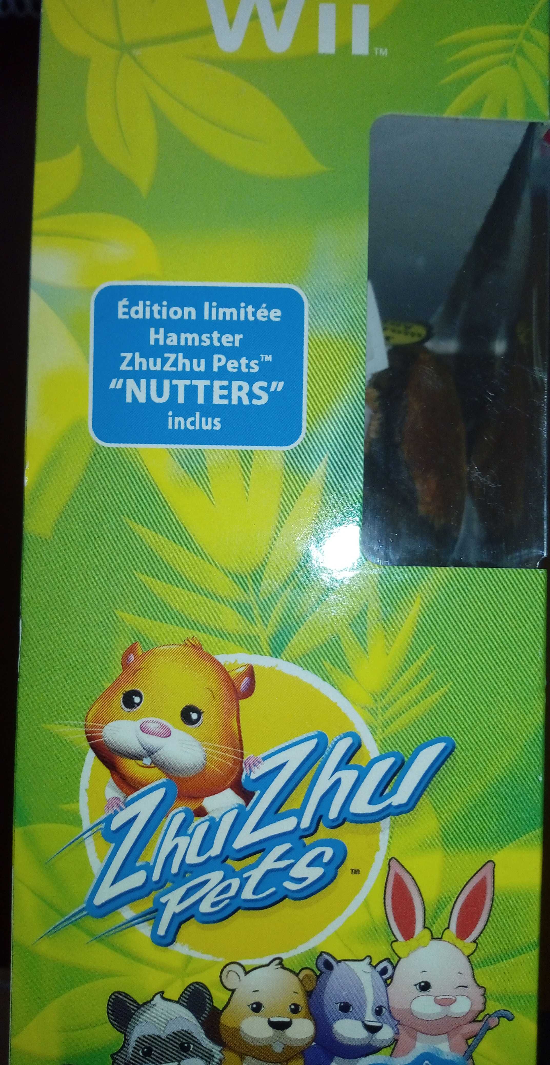 [Novo] ZhuZhu Pets Wild Bunch Wii Edição Limitada com hamster"Nutters"