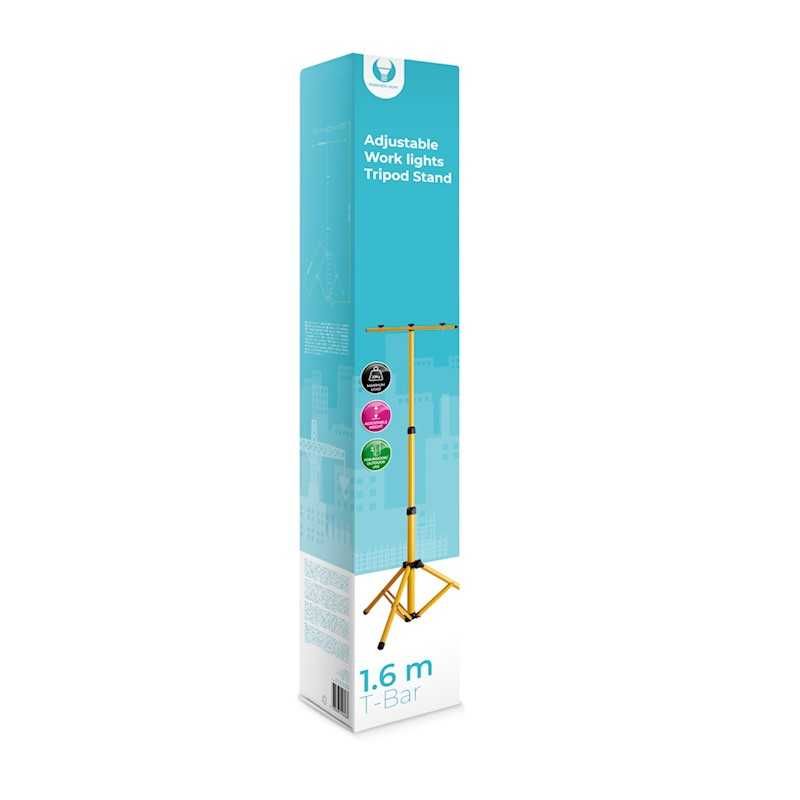 Statyw regulowany 1.6m na 2 lampy