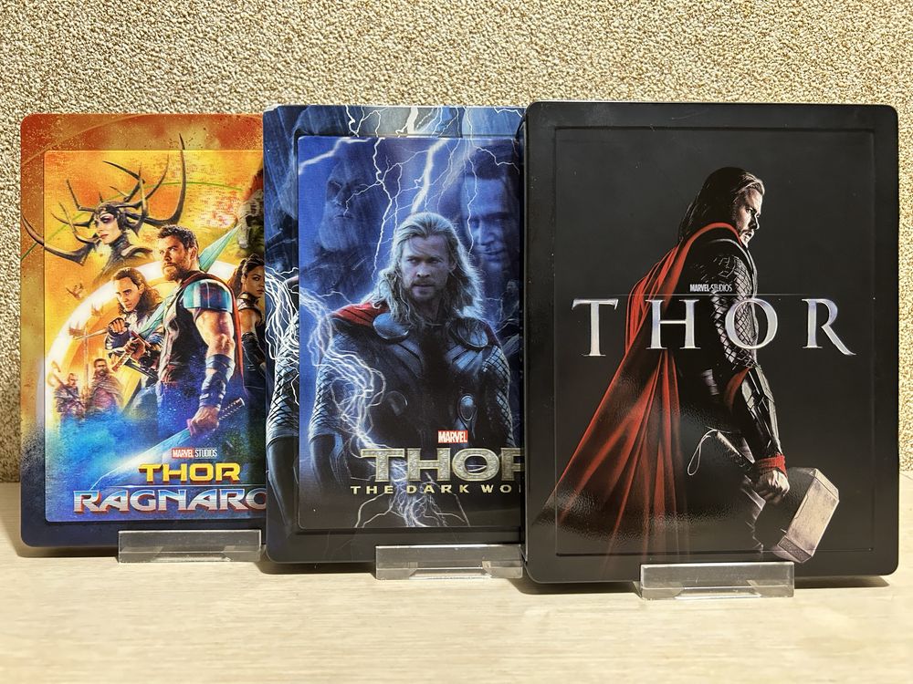 Steelbook Blu-ray Lenticular ZAVVI EXCLUSIVE  Тор (Thor) 1 - 3 рус.яз.