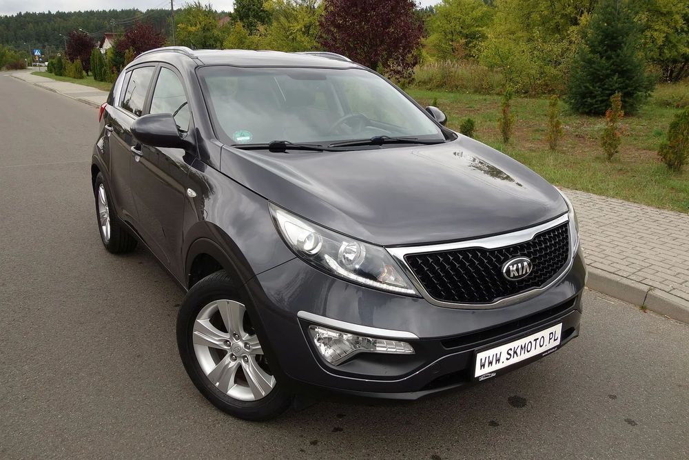 Kia Sportage UNIKAT KAMERA, Duża Kolorowa Navi, Pełna hist. Hak, bezwp. 1 WŁ.