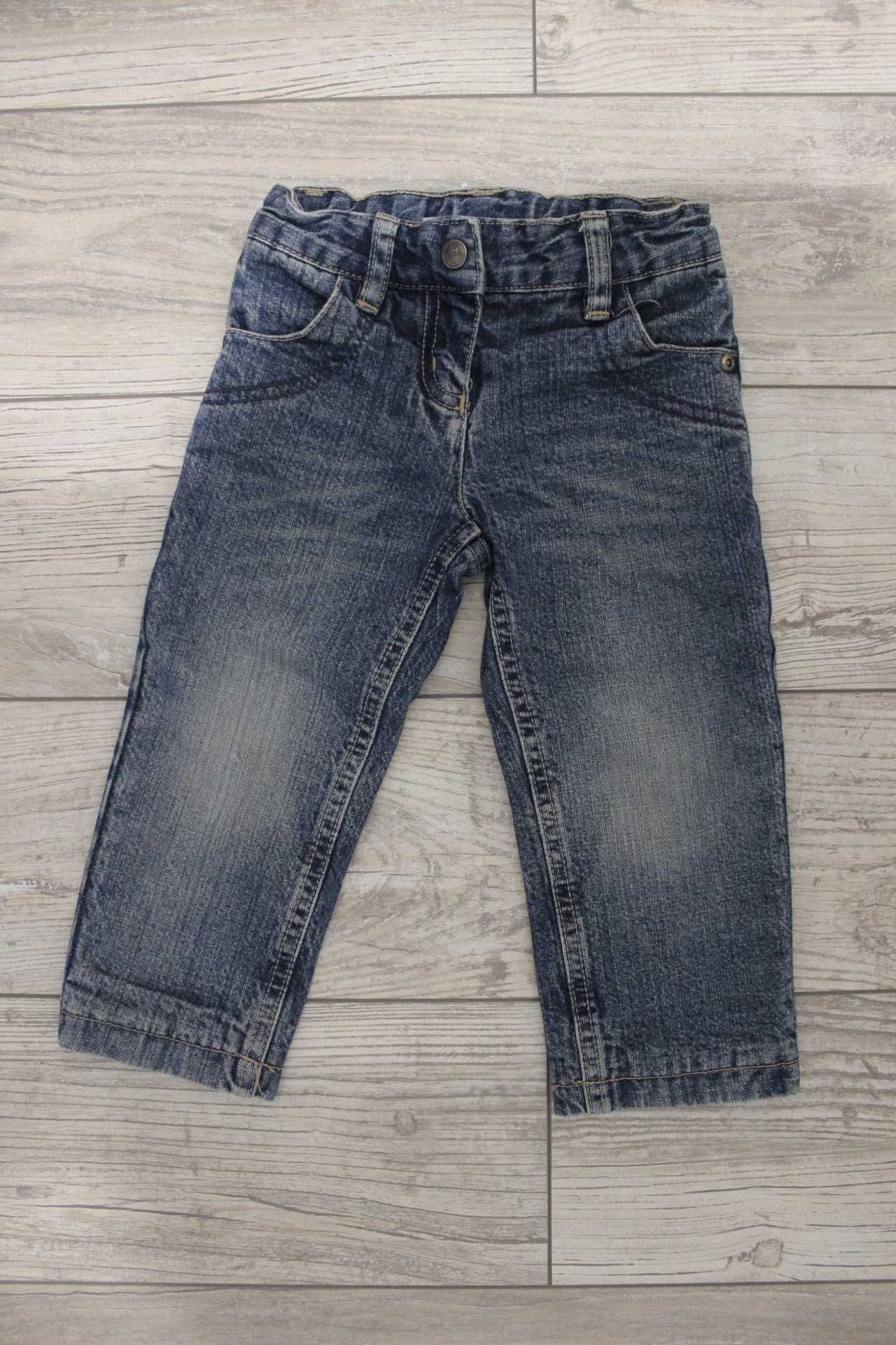 Ciepłe Jeansy spodnie  rozmiar 86 Impidimpi