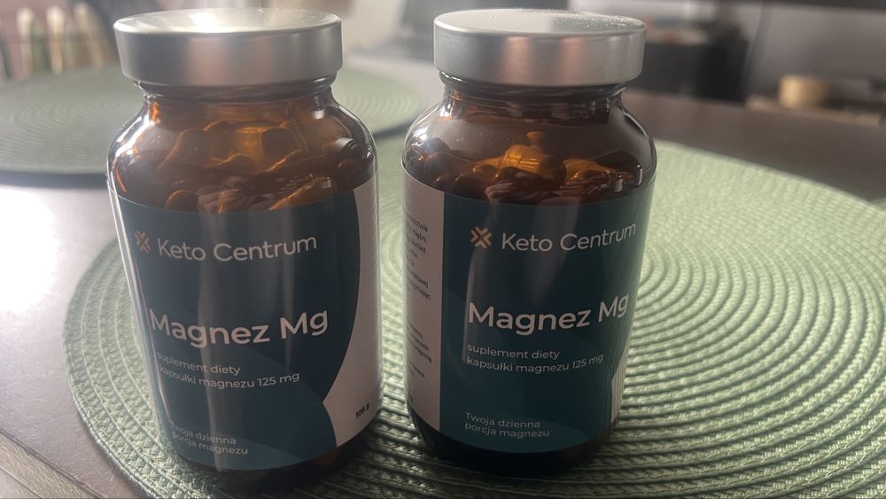 Magnez 125 mg (2 opakowania)– Wysoko przyswajalny Keto Centrum NOWE