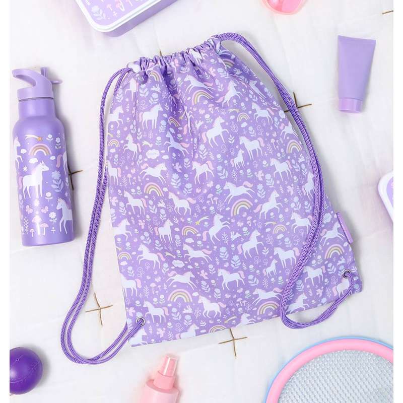 Mochila Saco Unicórnio – Leve, Prática e Encantadora