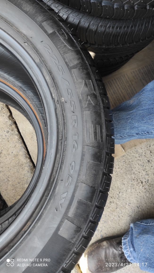 Шины 225/55/16 Pirelli P7