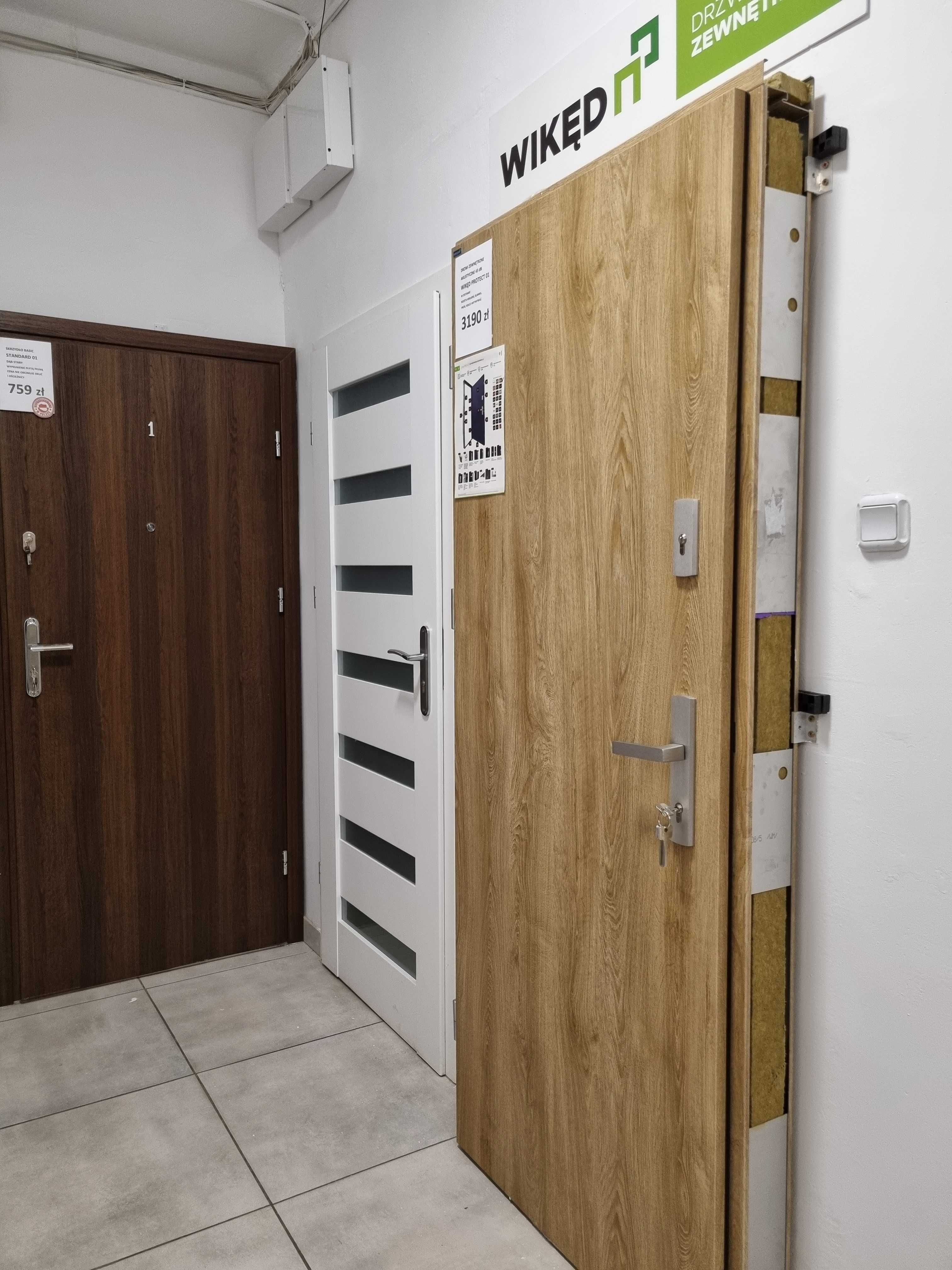 *OD RĘKI Drzwi akustyczne 80N, Rw 43 dB Wikęd Protect,DOSTAWA W CENIE*