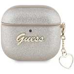 Etui Guess Metallic Script Charm Do      Airpods 4 Złoty