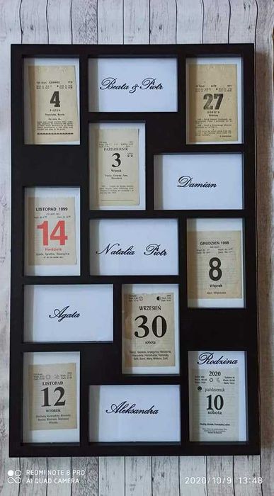 Kartki z kalendarza 2000r-2015 r