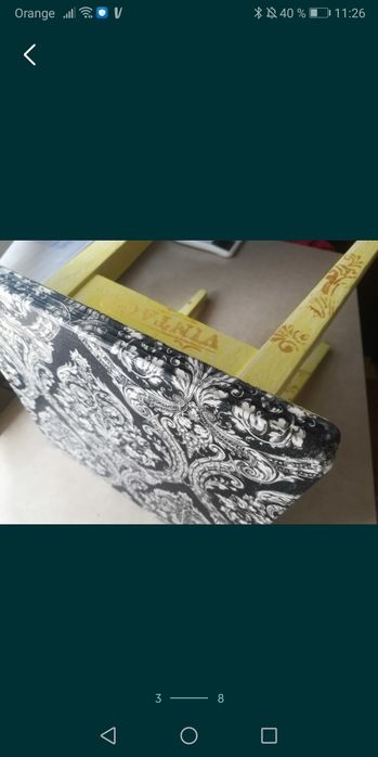 Taborety ekskluziwne/Renowacyjne /3 sztuki