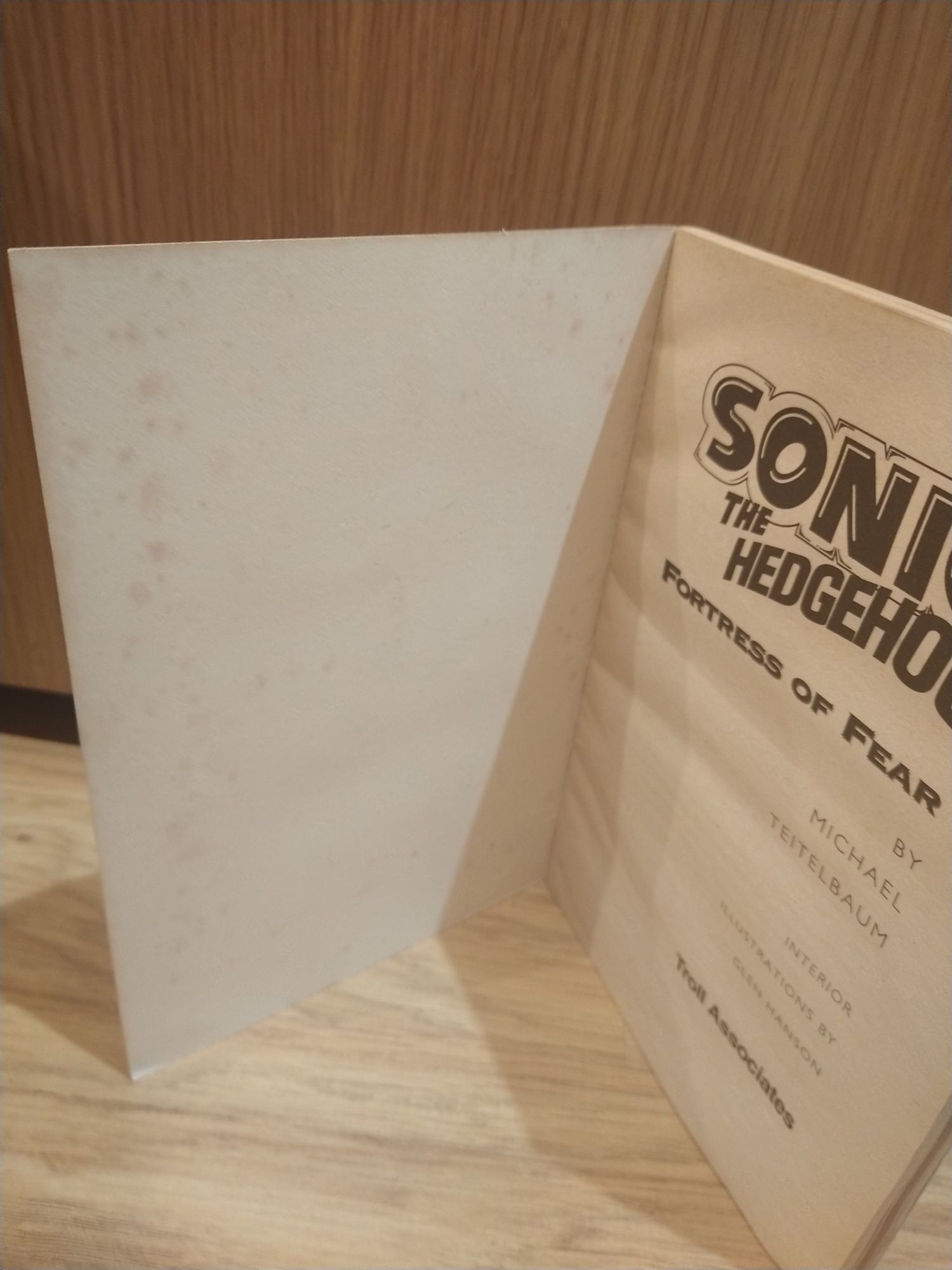 Novel Sonic The Hedgeog de 1995 - Fortress of Fear
