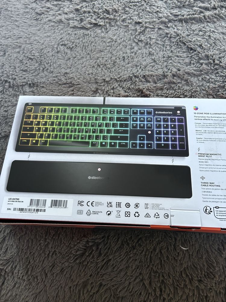 Klawiatura membranowa steelseries apex 3