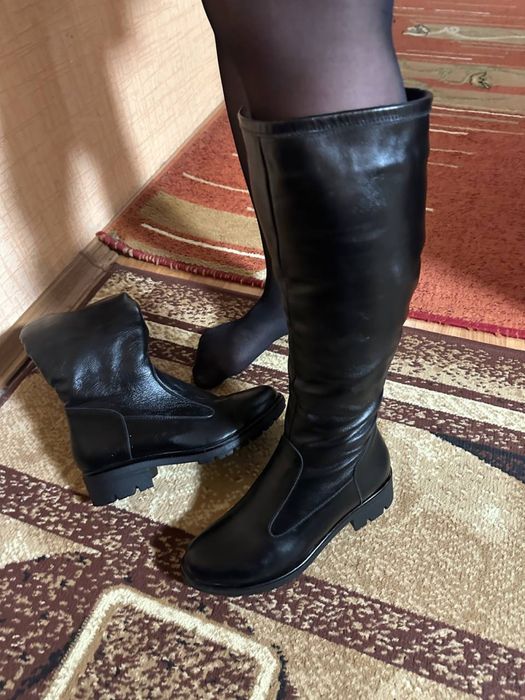 Натуральна шкіра. Зимні чоботи