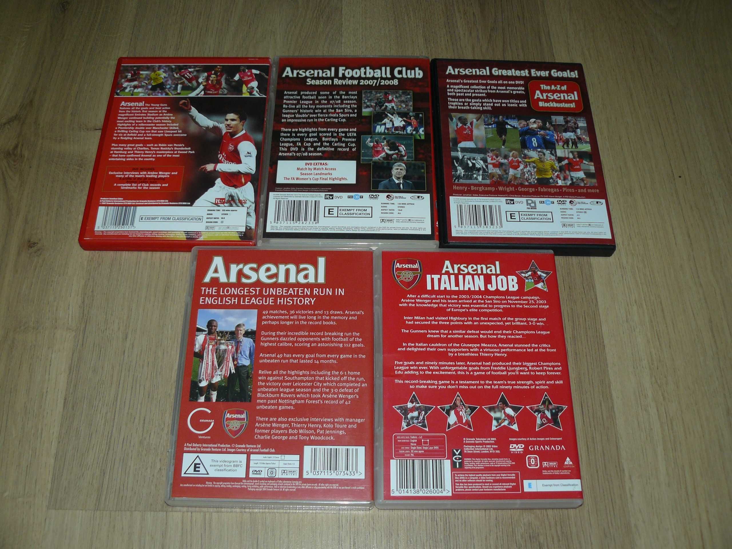 Arsenal (Арсенал) 5 DVD диски