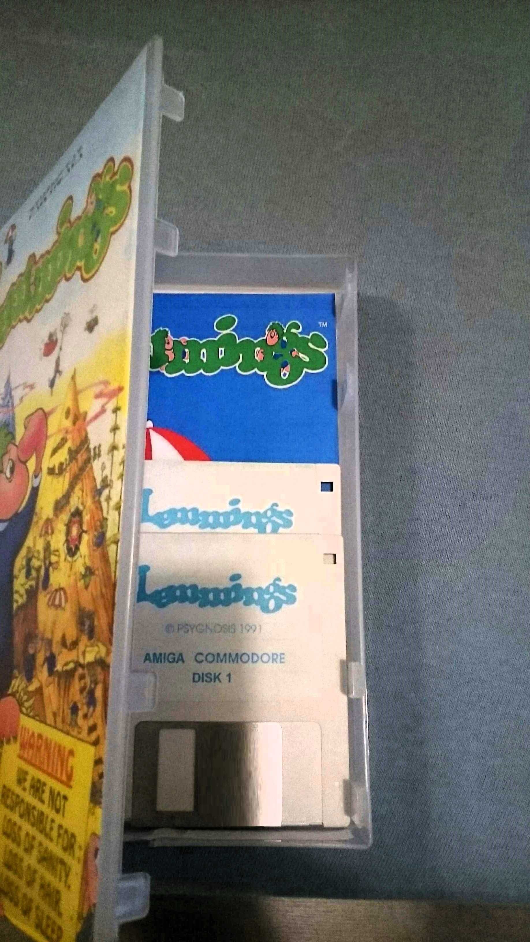 Lemmings - Gry Stacja Dyskietki Dla Amiga 500 / 600 / 1200 Pudełko