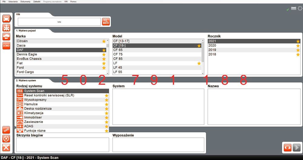 PL program diagnostyczny do interfejsów testerów multidiag pro +