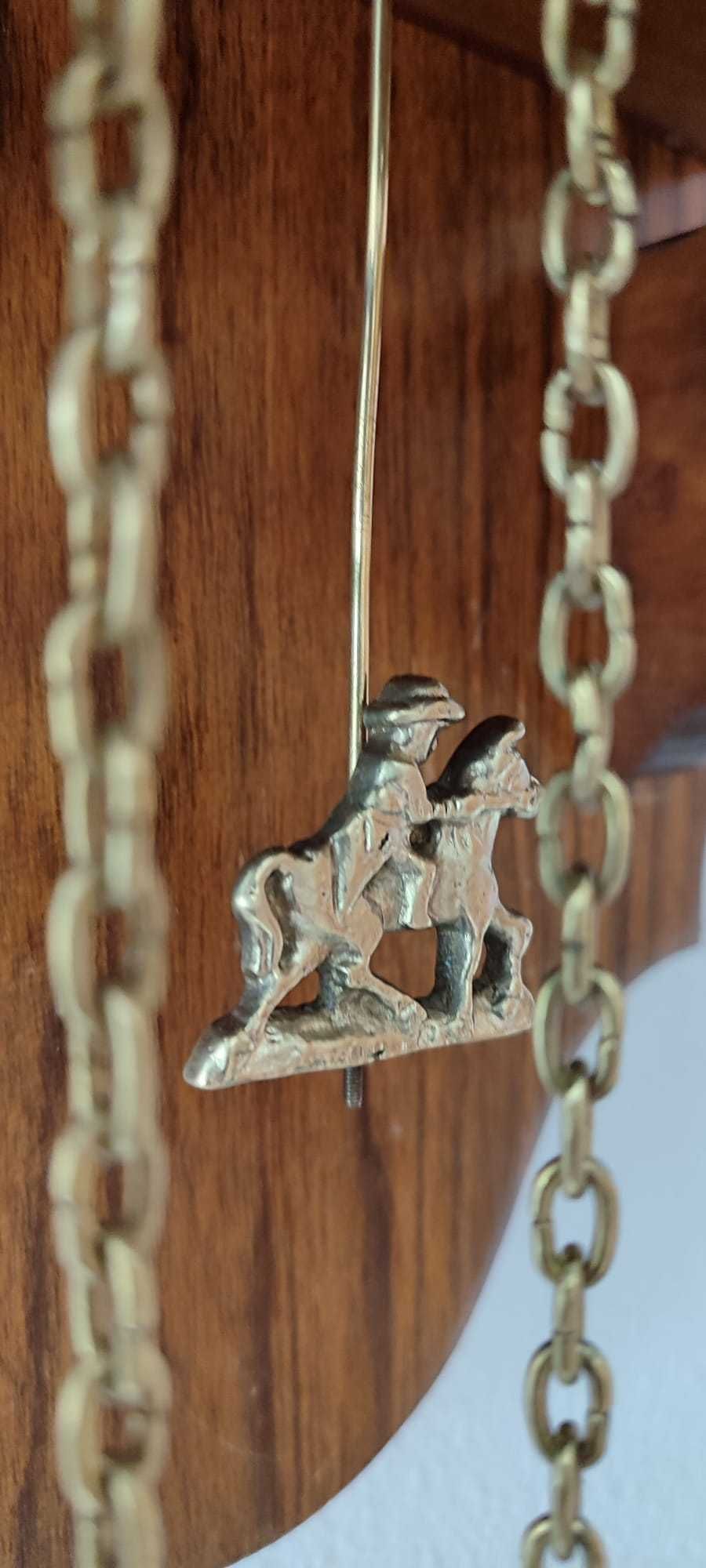 413 Zegar wiszący wagowy holenderski Hermle 1967 rok