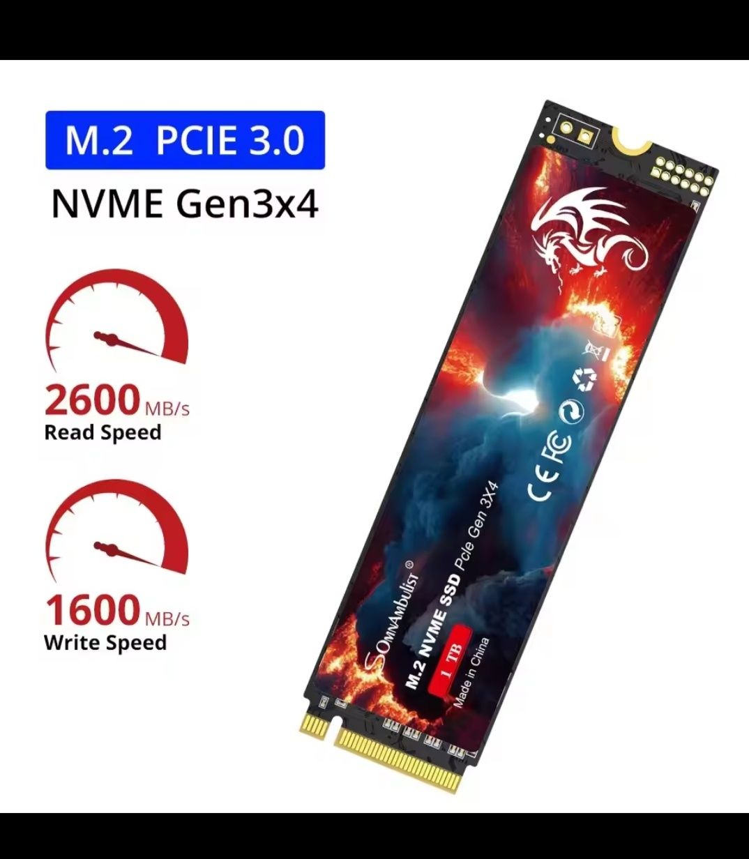 SSD Crucial P3 Plus NVMe, Lexar NQ790, SomnAmbulist 256 Gb M.2 NVMe