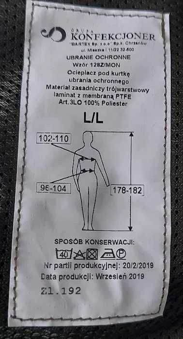 Ubranie ochronne, wzór: 128Z/MON