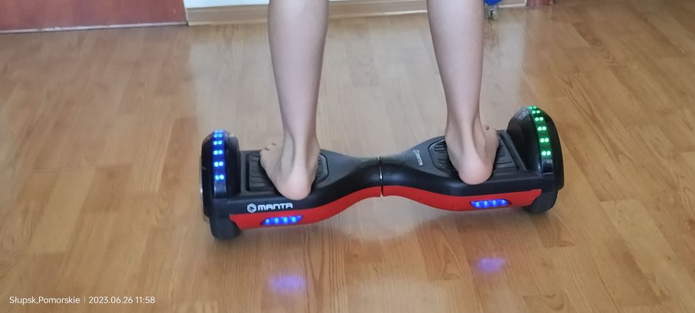 Hoverboard Manta deskorolka elektryczna diody