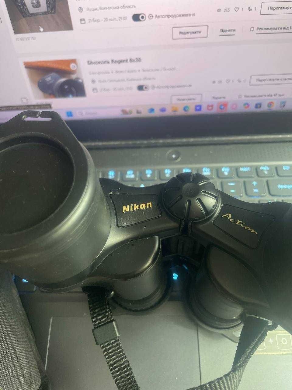 Бінокль Nikon 10x40 | Якісна оптика, стан як новий
