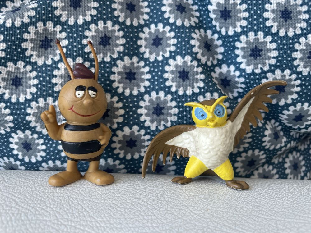 Bonecos em PVC Heidi, Marretas, AbelhaMaia