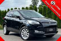 Ford Kuga TITANIUM NAVI PÓŁSKÓRA ALU 2xPDC el klapa grzane fotele gwarancja