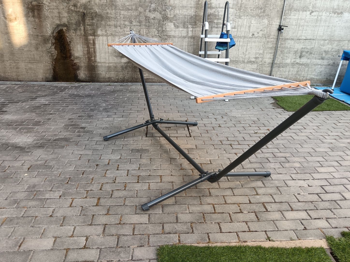 Suporte e cama de rede