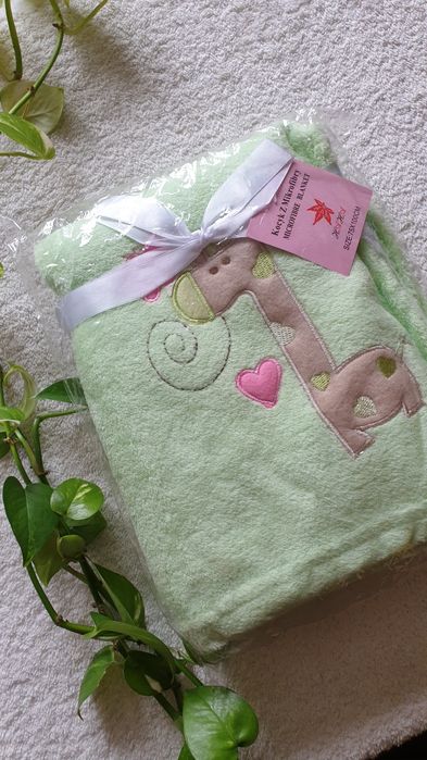 Kocyk koc z mikrofibry 75x100cm okrycie ochraniacz pielucha pampersy