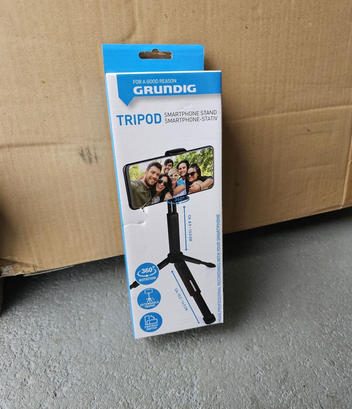 Statyw do smartfona telefon marki Grundig