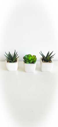 Zestaw 3 sztucznych roślinek IKEA