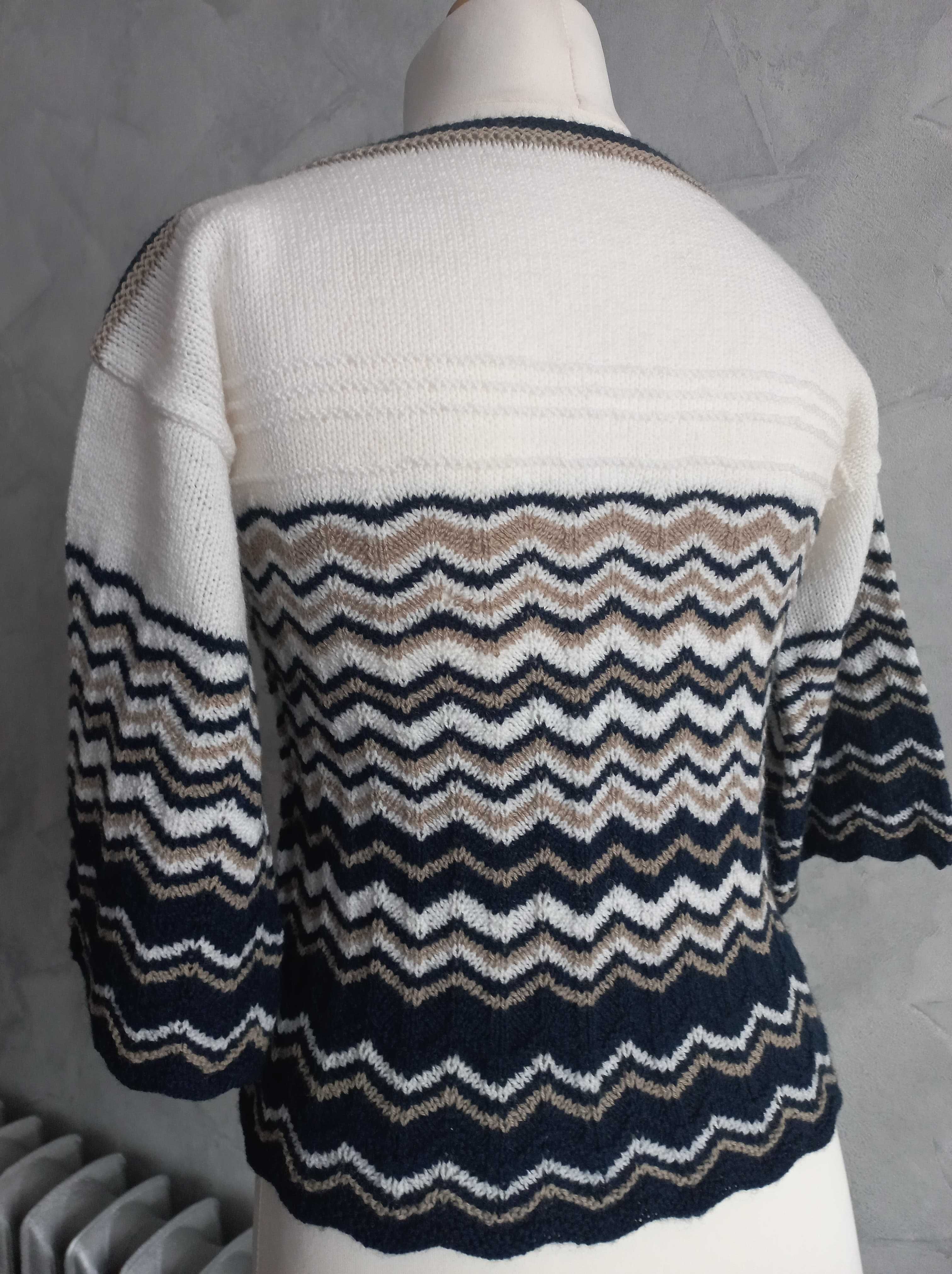 Ręcznie robiony sweterek bluzka handmade