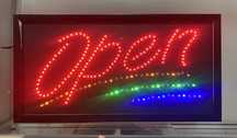 Kaseton led szyld reklama open otwarte