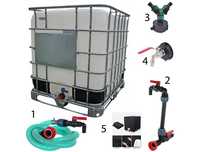 Zbiornik 1000l- 600l pojemnik na wodę- Mauzer IBC - Czysty- Wysyłka