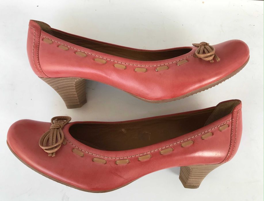 Кожаные туфли Geox, каблук 5 см, 39 размер